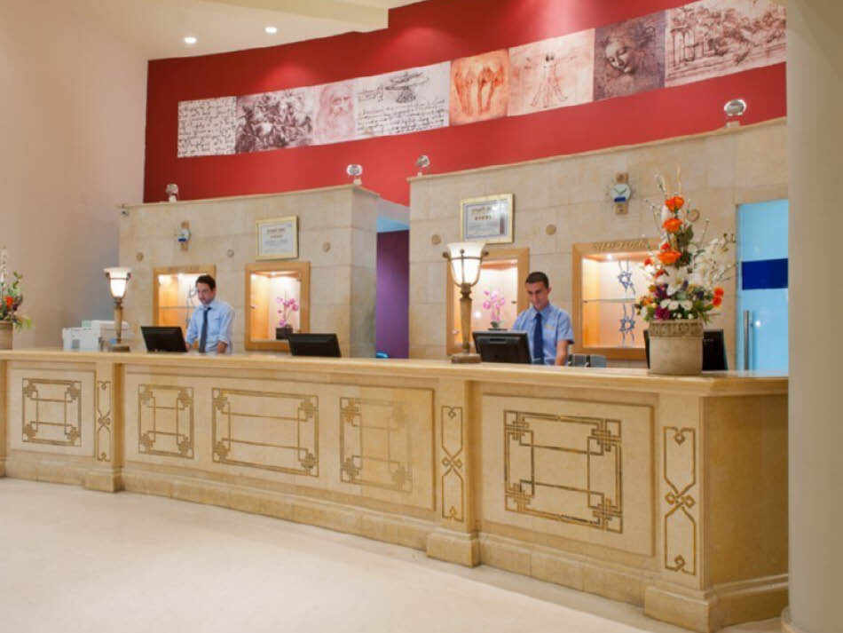 קבלת המלון
