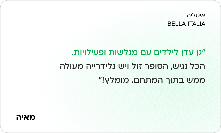 בלה איטליה - מאיה